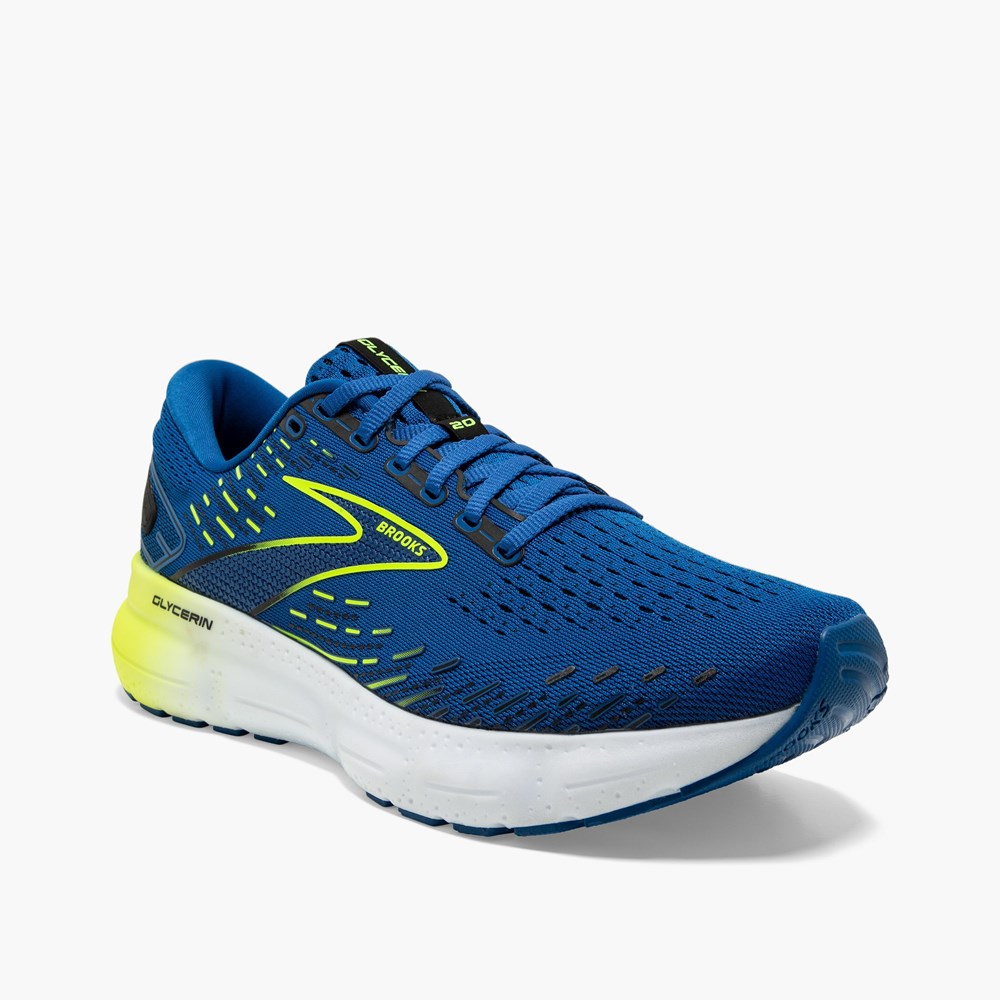 Chaussures Running Route Brooks Glycerin 20: Road Grise Homme | RXE-7464343